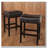 26.75" Backless Leather Counter Height Barstool