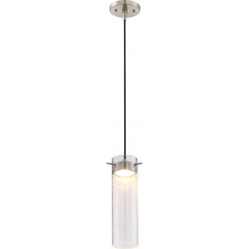 Galien 1 - Light LED Single Pendant, Clear Seeded