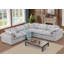 Canapé modulaire rembourré 6 pièces avec repose-pieds réversible Wartow-1209142796