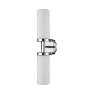 Éclairage pour salle de bain 2 lumières Tristen - 20 po de large - Chrome