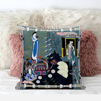 Polyester Throw Square Pillow Cover & Insert