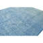 Hand Knotted Wool Area Rug in Blue
