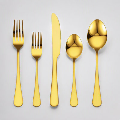 100-Piece Stainless Steel Flatware Set for 20, Durable and Elegant, Perfect for Home and Restaurant Use