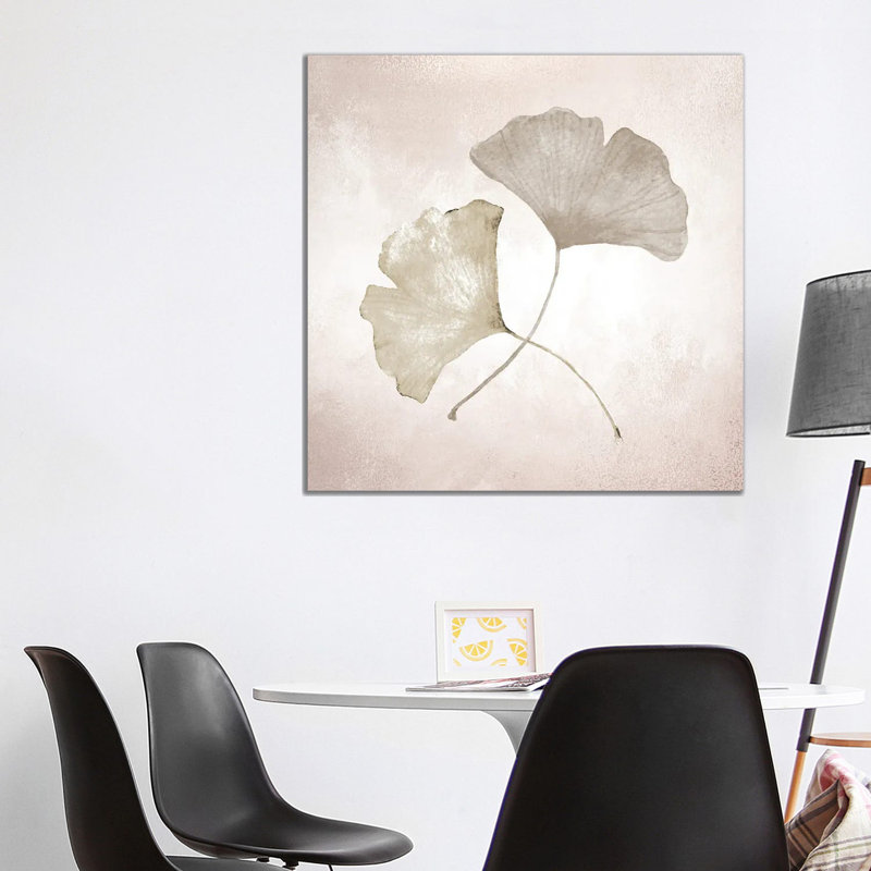 Ginkgo I 1 Piece Wrapped Canvas Wall Art, 93.98 cm H x 93.98 cm W x 1.91 cm D