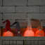 20cm Fabric Lighted Hanging Figurine Ornament