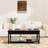 Secure Rectangular Double-Layer Coffee Table with Hidden Storage & Fingerprint Lock