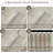 YZ Home Pinch Pleated Linen Curtains 2 Panels Set, Light Filtering Linen Blend Sheer Drapes Memory Trained Pleated Curtain Back Tab with Hooks Rings for Living Room Bedroom-2016677375-2016677135
