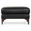 Repose-pieds rectangulaire en cuir véritable Essex-124827400