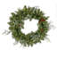 Feel Real Buzzard Pine Assortment- 5' Entrance Tree In Pot W/70 WW LED Lights & Caps- UL/CUL- 24" Wreath & 6' Garland With 100 WW Battery Operated LED Lights
