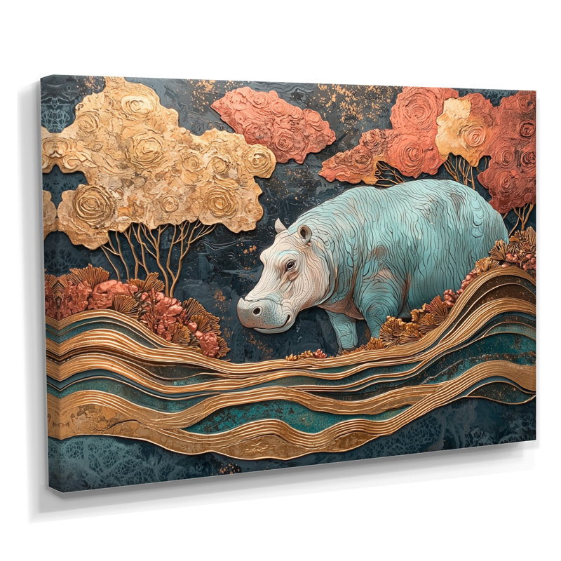 Gutirrez - Animals Wall Art, H 30 po x l 40 po, Toile tendue, Ne s'applique pas