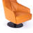 Rotatable solid wood lounge chair