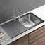 Belfry Kitchen Dore 500mm W Single Bowl Stainless Steel Drop-In Kitchen Sink with 1 Faucet Hole-1777772056