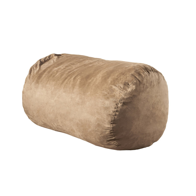 Fauteuil à billes cylindrique en microfibre Marlin