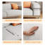 283cm Wide Sofa with Solid Wood Frame, Linen Blend Fabric and Plush Seat Cushions Fast Dispatch From UK Warehouse – Dispatched Within 2 Days