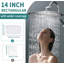 Pomme de douche double entièrement en métal avec mode massage équipé-124595117-98236854