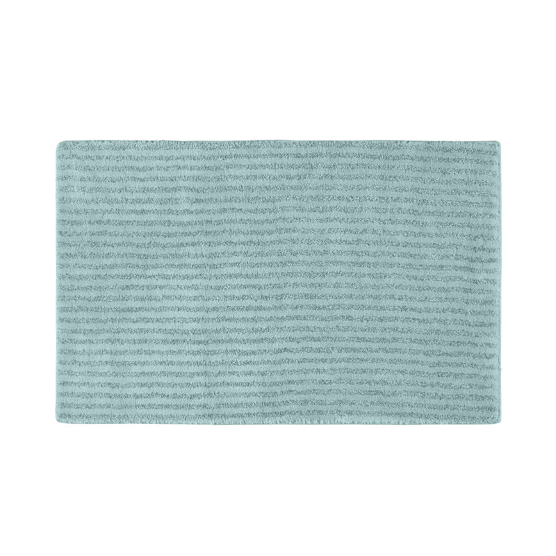 Tapis pour salle de bain en nylon avec envers antidérapant Viridian, Écume de mer, 24 po x 40 po