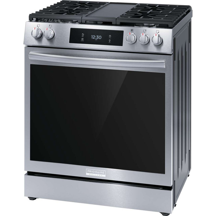 Frigidaire 30" Front Control Gas Range With Total Convection
