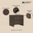 Linda 24" Nightstand In Walnut Brown (2-Drawer)-1785216260