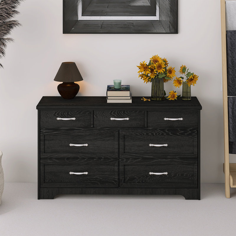 Commode 3 tiroirs avec commode 7 tiroirs Modern