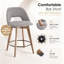 Tabouret de comptoir pivotant 26,8 po Wylee-477407158
