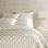 Quilted Silken Solid Coverlet