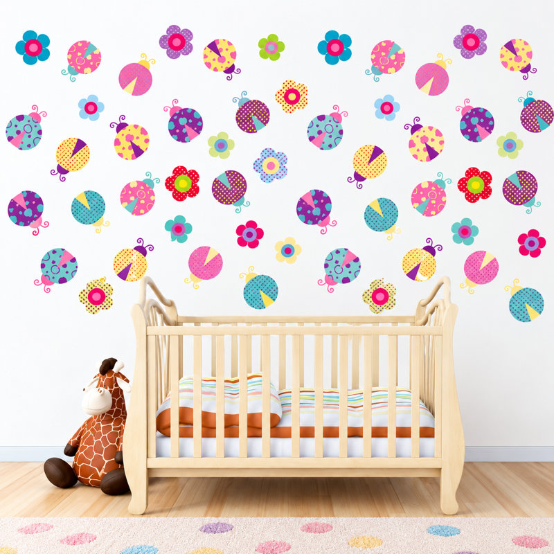 Plants & Flowers Non-Wall Damaging Wall Decal, Scheme C