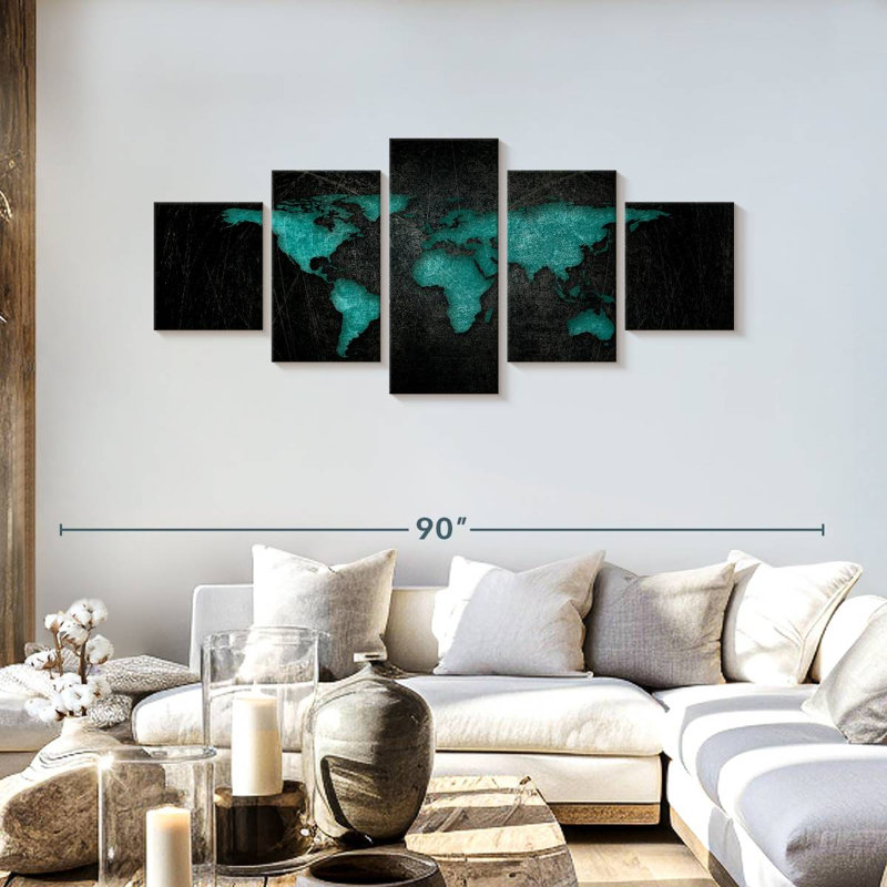 Aged World Manuel XXII, 30" H x 68" W
