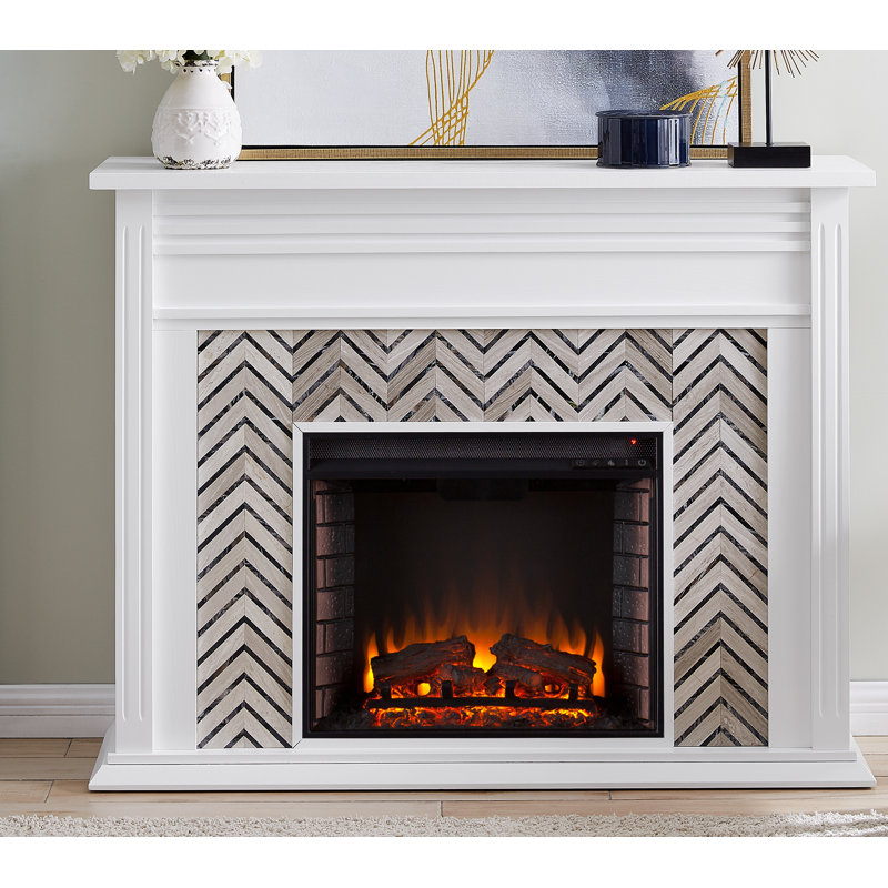Hebbington Tiled Marble Fireplace