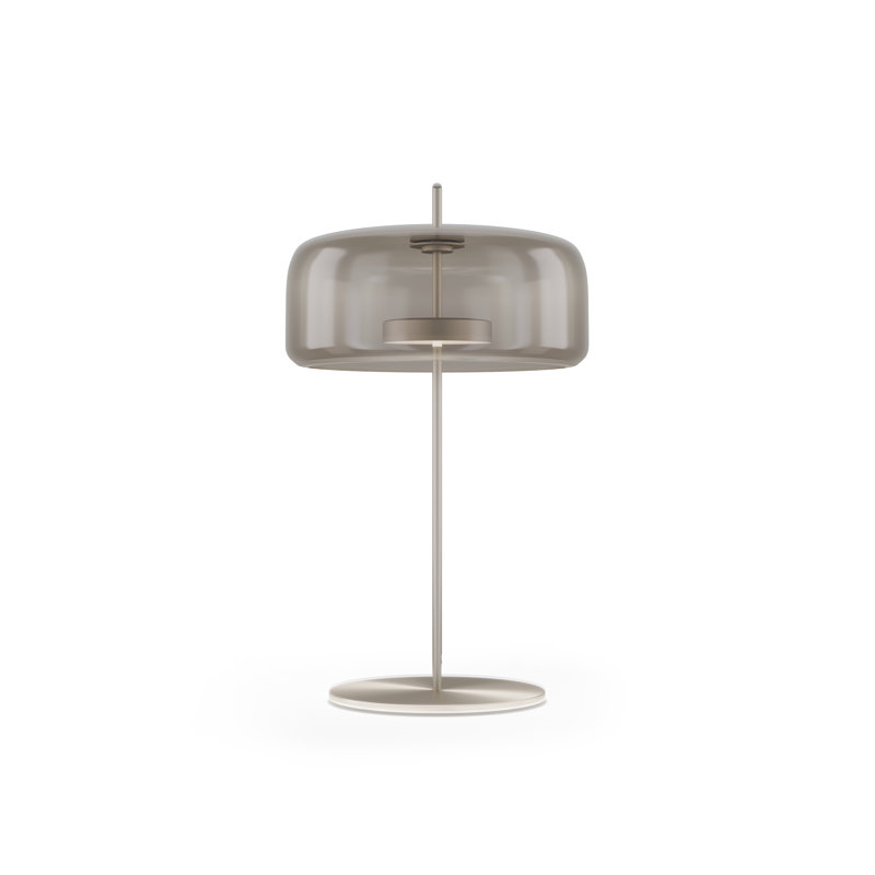 Jube Table Lamp P Old Green Transparent Matt Steel L2415 Ul, 26" H x 15" W x 15" D, Matte Steel, Smoky Transparent