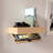 HIDE-A-SHELF Maple Clear Finish Concealed Floating Shelf