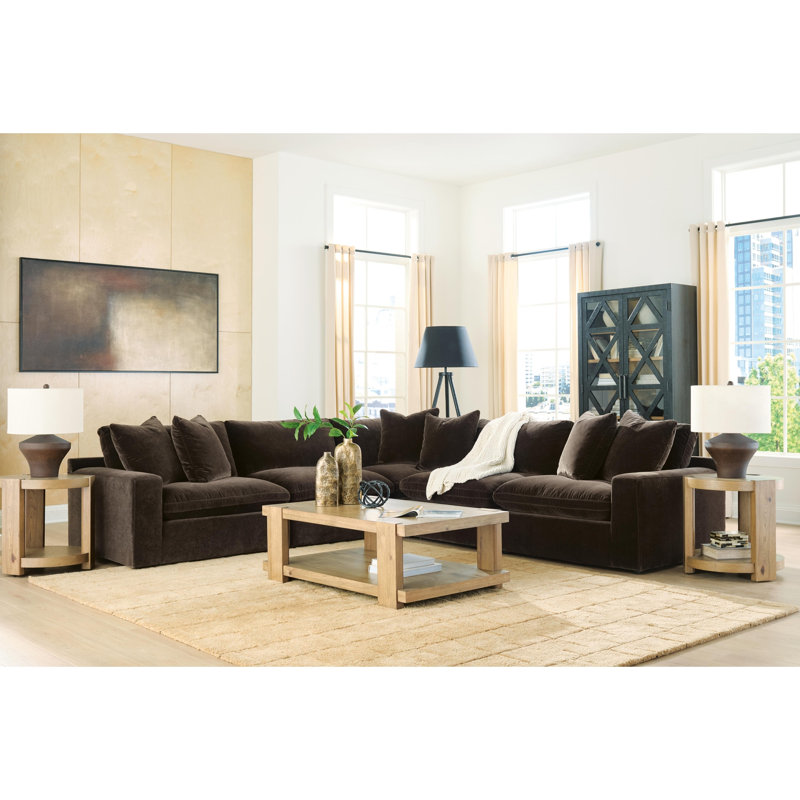 Canapé modulaire 5 pièces Maxton Heights, 38" H x 133" W x 133" D, Symmetrical