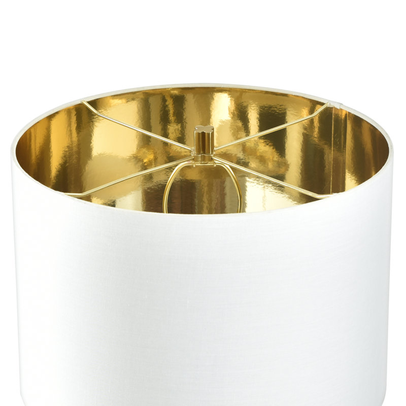 Lampe de table Tamara Day for Stylecraft Jasper - Blanc, Gris clair