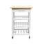 Lazro Solid Wood Top Kitchen Cart-366732901