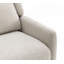 Fauteuil inclinable manuel à dossier poussoir en tissu texturé à dossier haut-1207950731