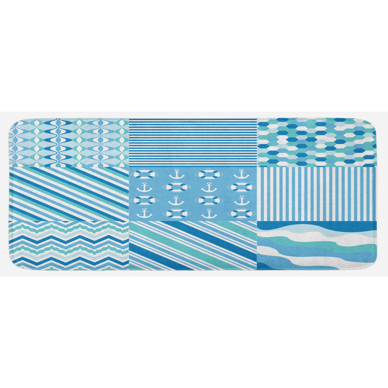 Tapis de cuisine nautique