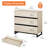Aadam 3-Drawer Wood Nightstands with Metal Legs-80456562