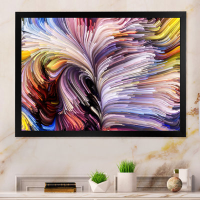 Élégance de la couleur liquide III - reproduction d'art sur toile