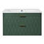  Floating Bathroom Vanity with Resin Sink, Wall Mounted Storage Cabinet with 2 Drawers