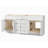 72'' Double Bathroom Vanity Base Only in White-111753621
