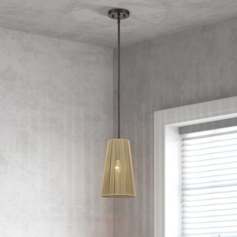 Luminaire suspendu en bronze 1 lumière Aurea
