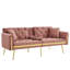 174cm Velvet Convertible Sofa-233837481