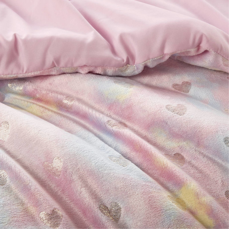 Twin/twin Xl Comforter With Metallic Printed - Proof & Fluffable Fabric Print Soft Compressed Shipping