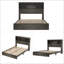Ensemble de chambre à coucher 4 pièces, table de chevet incluse-703594458
