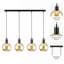 - Light Matte Black Pendant-80755624