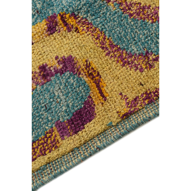 Runner Ottilie Teal Rug