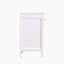 Table de chevet moderne avec tiroir et tablette ouverte, table d'appoint minimaliste-1020488984