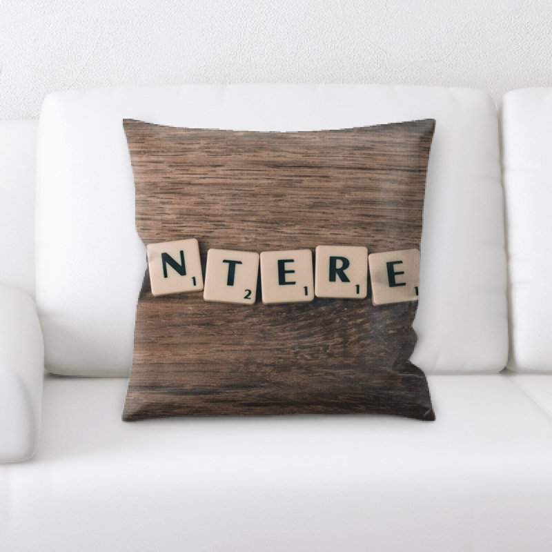 Microsuede Reversible Throw Pillow