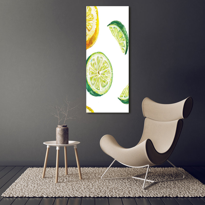 Limes And Lemons - Wrapped Canvas Print
