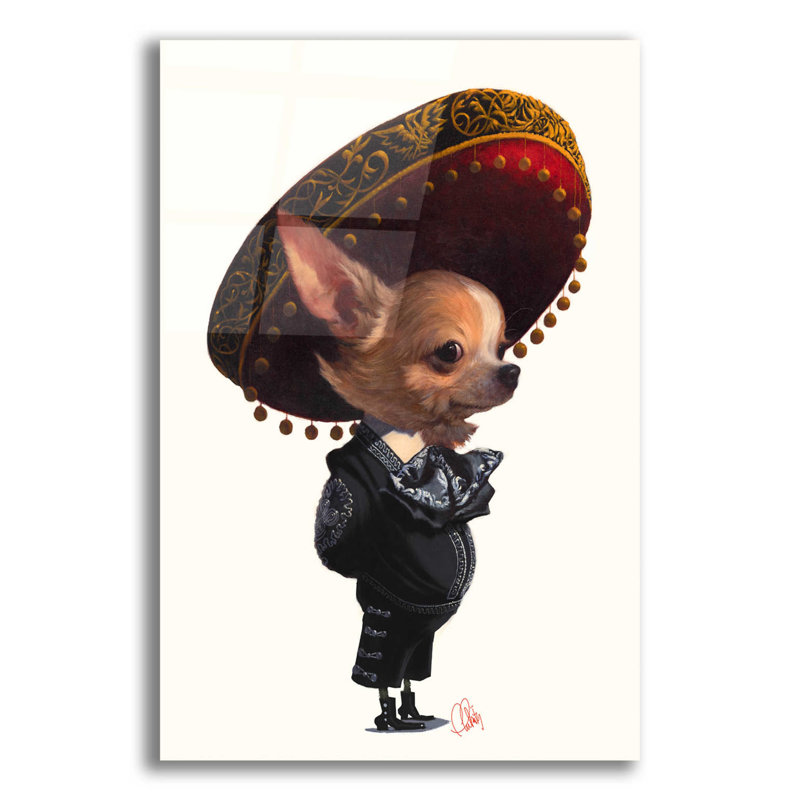 "Senorita" par Thomas Fluharty, H 24 po x l 16 po