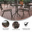 Table carrée en verre trempé Amlie-87058781-87058783